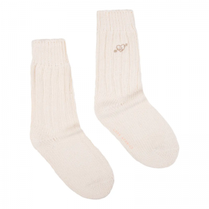 Rib socks off White