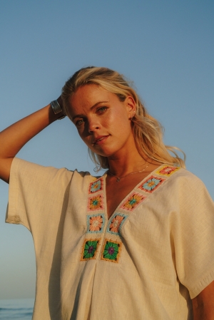 Hadice linnen sand