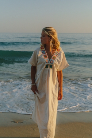 Hadice linnen sand