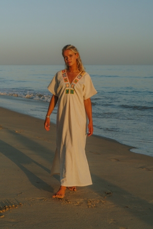 Hadice linnen sand